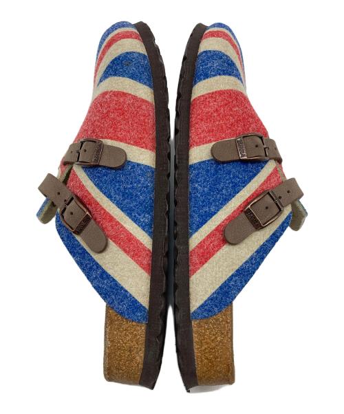 BIRKENSTOCK（ビルケンシュトック）BIRKENSTOCK (ビルケンシュトック) Birki's Camden サンダル　 レッド×ブルー サイズ:41の古着・服飾アイテム