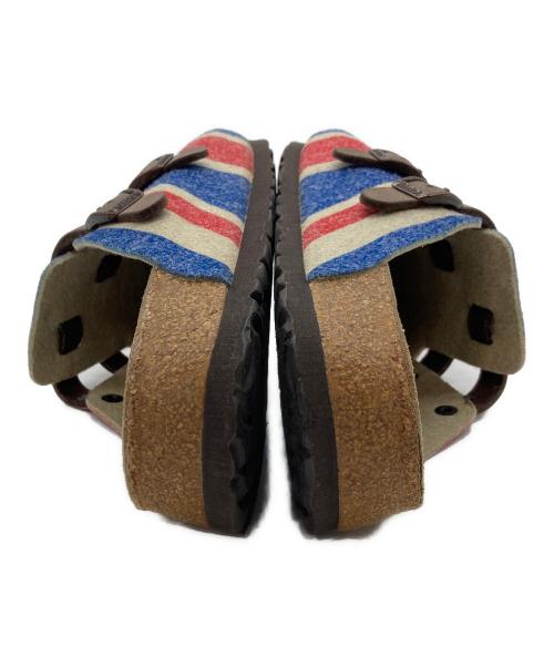 BIRKENSTOCK（ビルケンシュトック）BIRKENSTOCK (ビルケンシュトック) Birki's Camden サンダル　 レッド×ブルー サイズ:41の古着・服飾アイテム