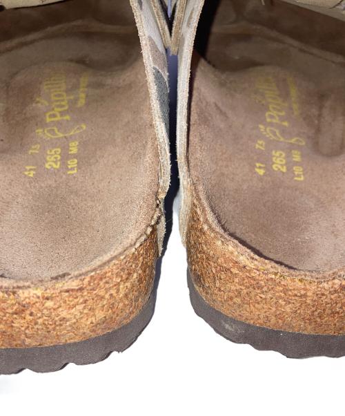 BIRKENSTOCK（ビルケンシュトック）BIRKENSTOCK (ビルケンシュトック) 迷彩BOSTOON  ボストン　サンダル　サボサンダル　スポーツ　アウトドア　カモフラ ベージュ サイズ:41の古着・服飾アイテム