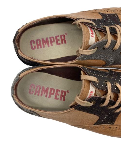 CAMPER（カンペール）CAMPER (カンペール) ウィングチップシューズ ベージュ サイズ:42の古着・服飾アイテム