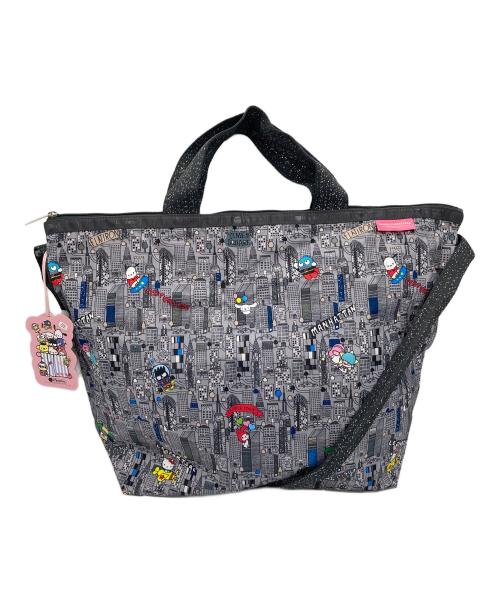 LeSportsac（レスポートサック）LeSportsac (レスポートサック) Sanrio (サンリオ) コラボショルダーバッグ　ハンドバッグ　ショルダーバッグ　 2WAYバッグ　 グレー サイズ:実寸参照 未使用品の古着・服飾アイテム