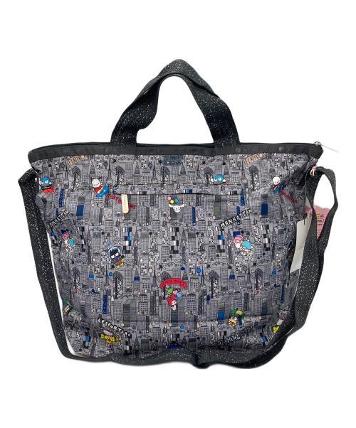 LeSportsac（レスポートサック）LeSportsac (レスポートサック) Sanrio (サンリオ) コラボショルダーバッグ　ハンドバッグ　ショルダーバッグ　 2WAYバッグ　 グレー サイズ:実寸参照 未使用品の古着・服飾アイテム