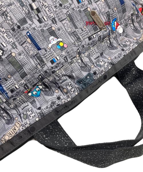 LeSportsac（レスポートサック）LeSportsac (レスポートサック) Sanrio (サンリオ) コラボショルダーバッグ　ハンドバッグ　ショルダーバッグ　 2WAYバッグ　 グレー サイズ:実寸参照 未使用品の古着・服飾アイテム