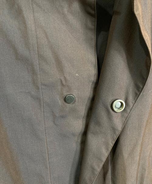 AURALEE（オーラリー）AURALEE (オーラリー) CHAMBRAY BIG SOUTIEN COAT　シャンブレービッグステンカラーコート　アウター　ライトアウター　日本製　 ブラウン サイズ:4の古着・服飾アイテム