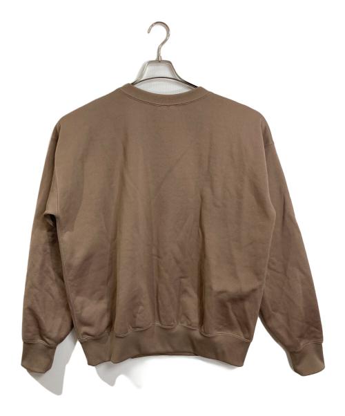 AURALEE（オーラリー）AURALEE (オーラリー) BAGGY POLYESTER SWEAT P/O  バギーポリエステルスウェットプルオーバー  スウェット　日本製 ブラウン サイズ:5の古着・服飾アイテム