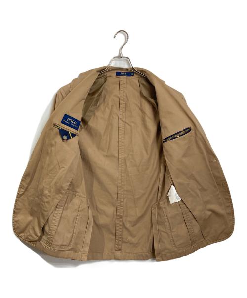 POLO RALPH LAUREN（ポロ・ラルフローレン）POLO RALPH LAUREN (ポロ・ラルフローレン) テーラードジャケット　アウター　ライトアウター ベージュ サイズ:XSの古着・服飾アイテム