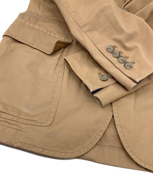 POLO RALPH LAUREN（ポロ・ラルフローレン）POLO RALPH LAUREN (ポロ・ラルフローレン) テーラードジャケット　アウター　ライトアウター ベージュ サイズ:XSの古着・服飾アイテム