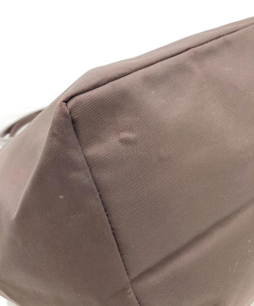 Herve Chapelier（エルベシャプリエ）Herve Chapelier (エルベシャプリエ) 舟形ナイロントートバッグ ブラウン サイズ:実寸参照の古着・服飾アイテム