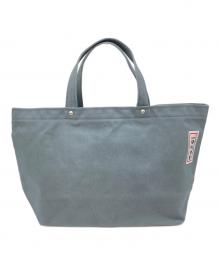 市澤帆布（イチザワハンプ）の古着「市澤帆布ハンドバッグ　舟型トートバッグ」｜グレー