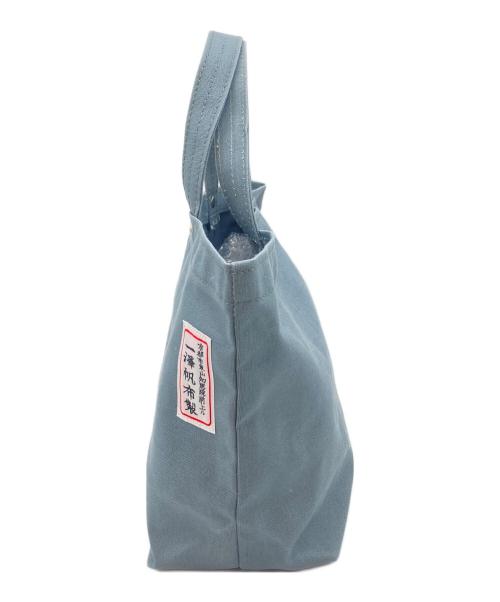 市澤帆布（イチザワハンプ）市澤帆布 (イチザワハンプ) 市澤帆布ハンドバッグ　舟型トートバッグ グレー サイズ:実寸参照の古着・服飾アイテム