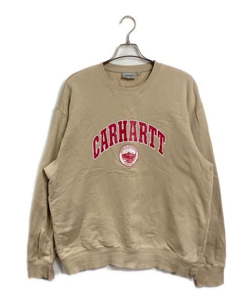 Carhartt WIP（カーハート ワーク イン プログレス）Carhartt WIP (カーハート ワーク イン プログレス) BERKELEY SWEAT　スウェット ベージュ サイズ:Lの古着・服飾アイテム