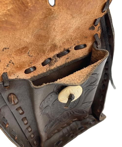 Carving Tribes（カービングトライブス）Carving Tribes (カービングトライブス) MAESTRA トートバッグ ブラウン サイズ:実寸参照の古着・服飾アイテム