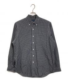 POLO RALPH LAUREN（ポロ・ラルフローレン）の古着「チェックシャツ」｜ブラック