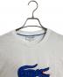 LACOSTE (ラコステ) 半袖デカロゴ刺繍Tシャツ　半袖カットソー　Tシャツ　Tee ホワイト サイズ: L：5000円