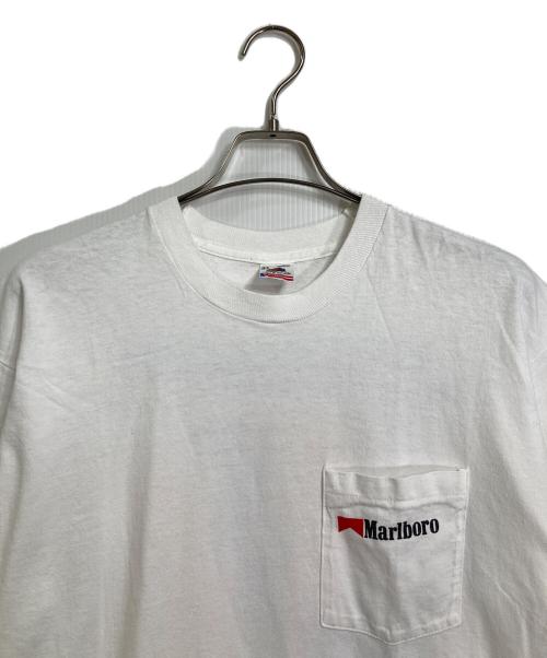 FRUIT OF THE LOOM（フルーツオブザルーム）FRUIT OF THE LOOM (フルーツオブザルーム) 【古着】90's MARLBORO WILD COLLECTION ヴィンテージTシャツ　シングルステッチ USA製 ホワイト サイズ:XLの古着・服飾アイテム