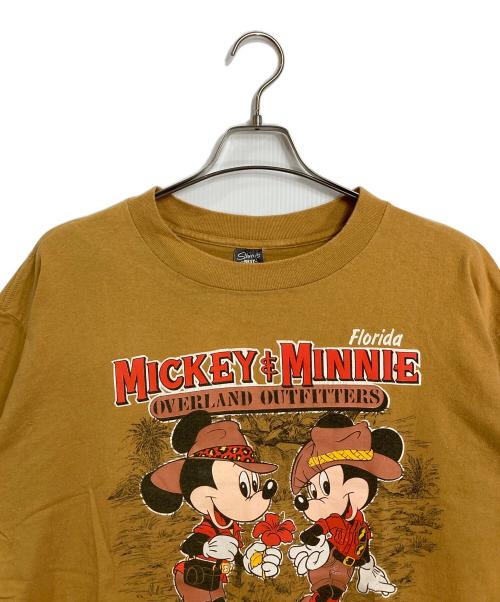 sherry's best（シェリーズベスト）sherry's best (シェリーズベスト) 【古着】80's MICKEY MINNIE Tシャツ シングルステッチ　80年代　USA製 ブラウン サイズ:XLの古着・服飾アイテム