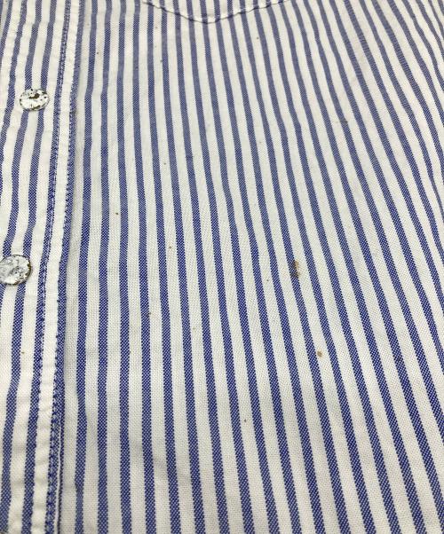 KAPITAL（キャピタル）KAPITAL (キャピタル) ストライプウエスタンシャツ　コットンシャツ ホワイト×ブルー サイズ:2の古着・服飾アイテム