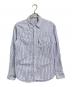 KAPITAL（キャピタル）の古着「ストライプウエスタンシャツ　コットンシャツ」｜ホワイト×ブルー