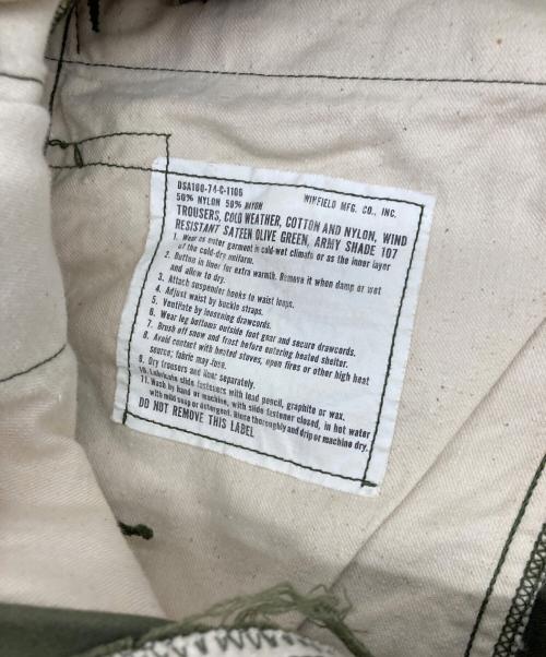 US ARMY（ユーエスアーミー）US ARMY (ユーエスアーミー) 【古着】M-65カーゴパンツ　70s　70年代 カーキ サイズ:Sの古着・服飾アイテム