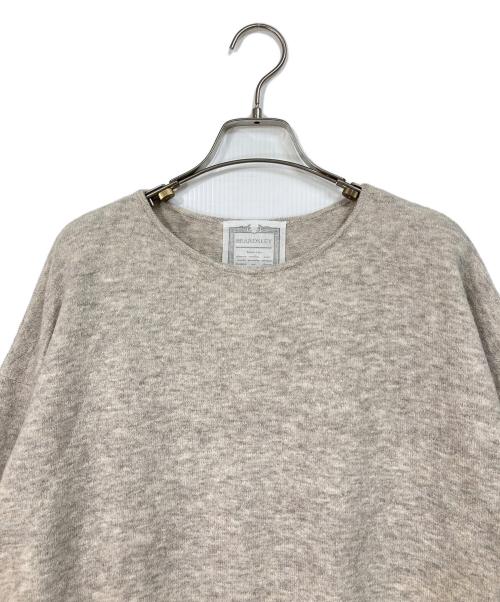BEARDSLEY（ビアズリー）BEARDSLEY (ビアズリー) 裾レースニット ベージュ サイズ:FREEの古着・服飾アイテム