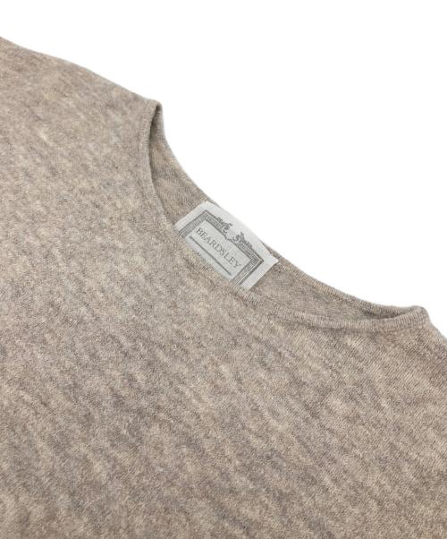 BEARDSLEY（ビアズリー）BEARDSLEY (ビアズリー) 裾レースニット ベージュ サイズ:FREEの古着・服飾アイテム