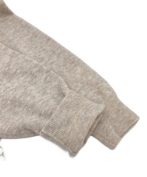 BEARDSLEY（ビアズリー）BEARDSLEY (ビアズリー) 裾レースニット ベージュ サイズ:FREEの古着・服飾アイテム