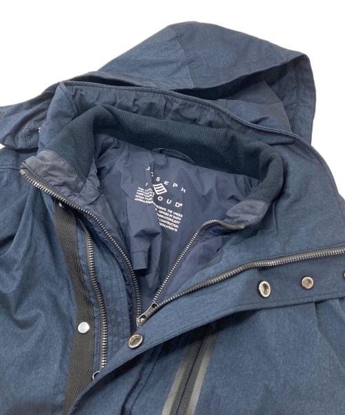 JOSEPH ABBOUD（ジョセフアブード）JOSEPH ABBOUD (ジョセフアブード) Ｗストレッチダウン コート　アウター　 ネイビー サイズ:Mの古着・服飾アイテム