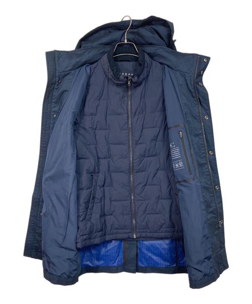 JOSEPH ABBOUD（ジョセフアブード）JOSEPH ABBOUD (ジョセフアブード) Ｗストレッチダウン コート　アウター　 ネイビー サイズ:Mの古着・服飾アイテム