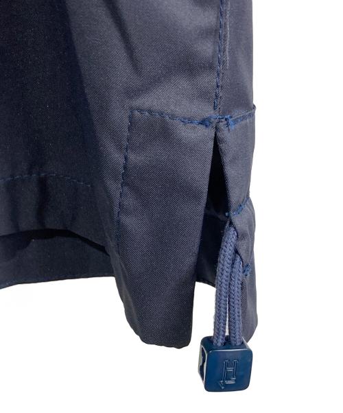 HERNO（ヘルノ）HERNO (ヘルノ) ナイロンフードコート　ロングコート　アウター　ライトアウター　イタリア製　ダブルジップ ネイビー サイズ:38（実寸参照）の古着・服飾アイテム