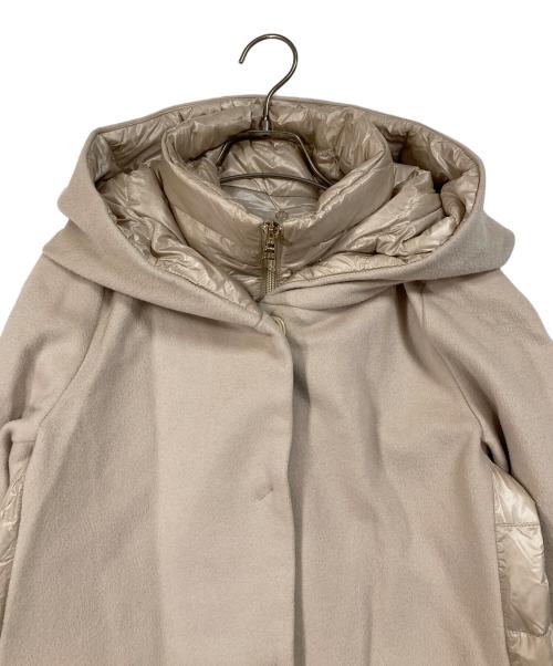 HERNO（ヘルノ）HERNO (ヘルノ) ウール パデット ダウンコート ベージュ サイズ:40の古着・服飾アイテム