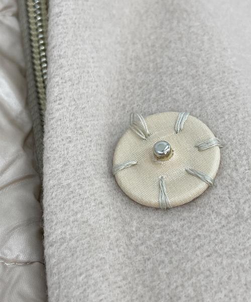 HERNO（ヘルノ）HERNO (ヘルノ) ウール パデット ダウンコート ベージュ サイズ:40の古着・服飾アイテム