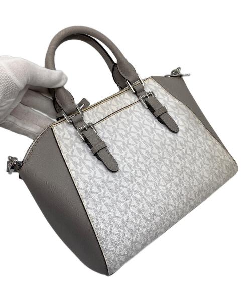 MICHAEL KORS（マイケル・コース）MICHAEL KORS (マイケル・コース) ショルダーバッグ　ハンドバッグ　 2WAY ホワイト サイズ:実寸参照の古着・服飾アイテム