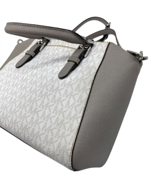 MICHAEL KORS（マイケル・コース）MICHAEL KORS (マイケル・コース) ショルダーバッグ　ハンドバッグ　 2WAY ホワイト サイズ:実寸参照の古着・服飾アイテム