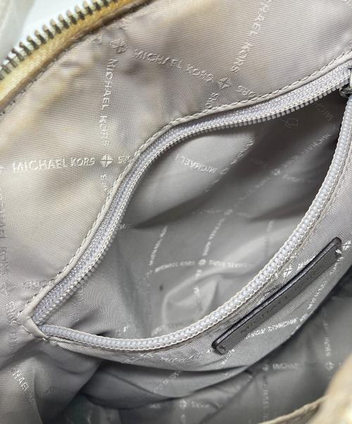 MICHAEL KORS（マイケル・コース）MICHAEL KORS (マイケル・コース) ショルダーバッグ　ハンドバッグ　 2WAY ホワイト サイズ:実寸参照の古着・服飾アイテム