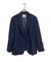 23区（ニジュウサンク）の古着「トリアセダブルジョーゼット テーラード ジャケット」｜ネイビー