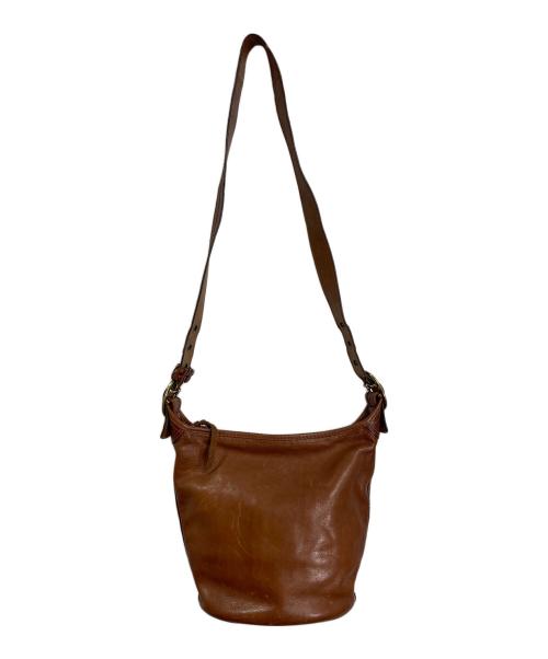 COACH（コーチ）COACH (コーチ) バケツ型ショルダーバッグ　レザーバッグ　	OLD COACH ブラウン サイズ:実寸参照の古着・服飾アイテム