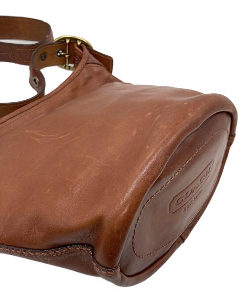 COACH（コーチ）COACH (コーチ) バケツ型ショルダーバッグ　レザーバッグ　	OLD COACH ブラウン サイズ:実寸参照の古着・服飾アイテム