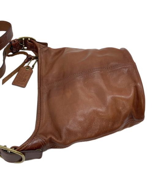 COACH（コーチ）COACH (コーチ) バケツ型ショルダーバッグ　レザーバッグ　	OLD COACH ブラウン サイズ:実寸参照の古着・服飾アイテム
