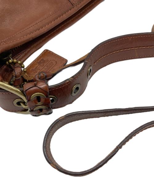 COACH（コーチ）COACH (コーチ) バケツ型ショルダーバッグ　レザーバッグ　	OLD COACH ブラウン サイズ:実寸参照の古着・服飾アイテム