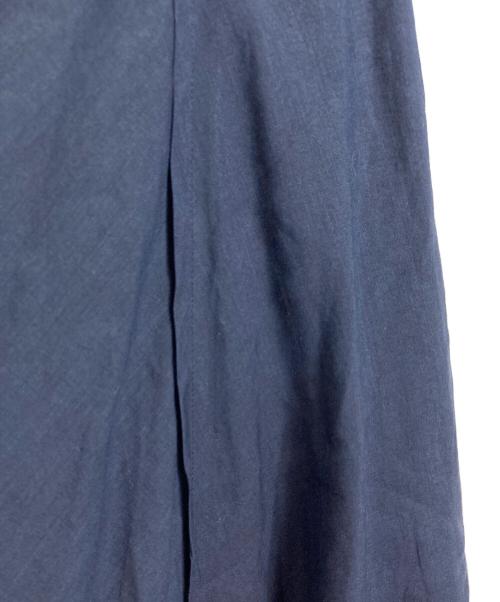 MADISON BLUE（マディソンブルー）MADISON BLUE (マディソンブルー) タックサーキュラーロングスカート　日本製 ネイビー サイズ:02の古着・服飾アイテム