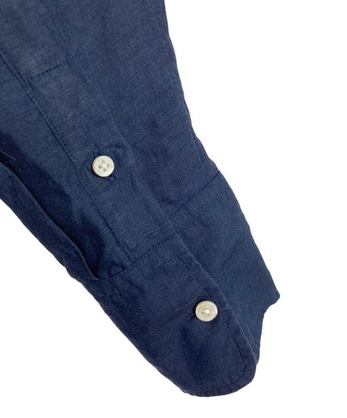 MADISON BLUE（マディソンブルー）MADISON BLUE (マディソンブルー) MADAME LONG SHIRT  マダムロングシャツ  長袖シャツ　日本製 ネイビー サイズ:01の古着・服飾アイテム