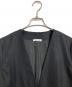 EVERYDAY I LIKE. (エヴリデイ アイ ライク) Linen Collarless Jacket　リネンカラーレスジャケット　アウター　ライトアウター　日本製 ブラック サイズ:実寸参照：15000円