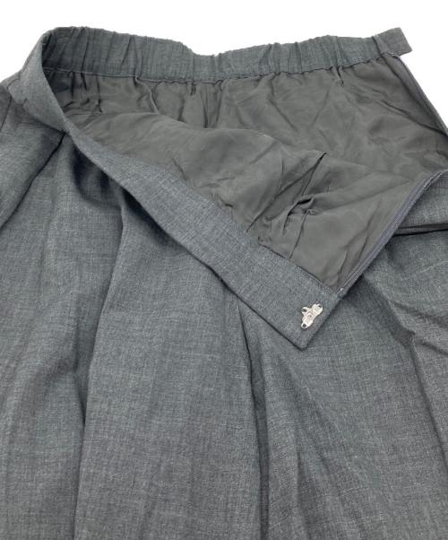 MARTIQUA（マルティカ）MARTIQUA (マルティカ) シアーウールワイドパンツ グレー サイズ:2の古着・服飾アイテム