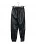 ALL SAINTS (オールセインツ) JEN CUFF JOGGER レザーパンツ　ラムレザー　羊革 ブラック サイズ:実寸参照 未使用品：18000円