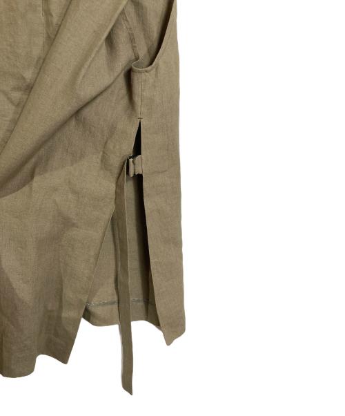 SACRA（サクラ）SACRA (サクラ) SUPERIOR ベルギーリネンTOP 日本製 ベージュ サイズ:38の古着・服飾アイテム