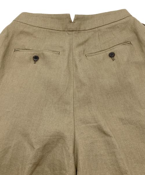 SACRA（サクラ）SACRA (サクラ) リネンワイドパンツ　日本製 ベージュ サイズ:38の古着・服飾アイテム