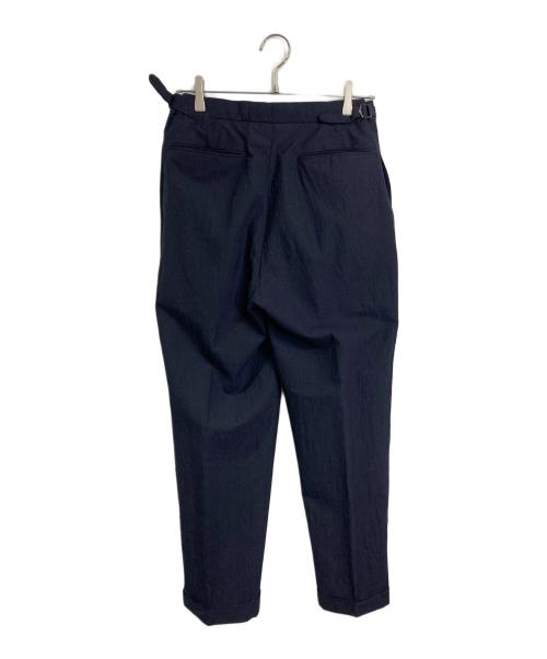 KAPTAIN SUNSHINE（キャプテンサンシャイン）KAPTAIN SUNSHINE (キャプテンサンシャイン) One-Pleats Trousers タックパンツ　ウールパンツ　モヘア混パンツ ネイビー サイズ:30の古着・服飾アイテム