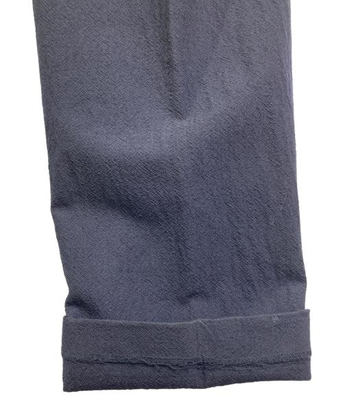 KAPTAIN SUNSHINE（キャプテンサンシャイン）KAPTAIN SUNSHINE (キャプテンサンシャイン) One-Pleats Trousers タックパンツ　ウールパンツ　モヘア混パンツ ネイビー サイズ:30の古着・服飾アイテム