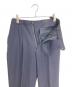 KAPTAIN SUNSHINE (キャプテンサンシャイン) One-Pleats Trousers タックパンツ　ウールパンツ　モヘア混パンツ ネイビー サイズ:30：10000円