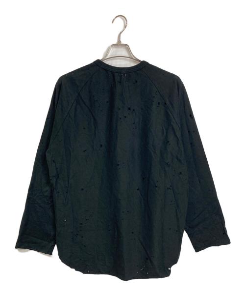 jieda（ジエダ）Jieda (ジエダ) プリントカットソー　デザインカットソー ブラック サイズ:2 未使用品の古着・服飾アイテム